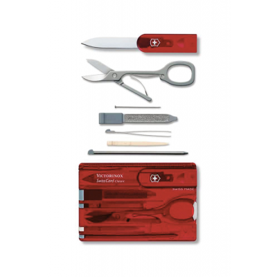 Victorinox 0.7100.T SwissCard Classic Taschenmesser Rot