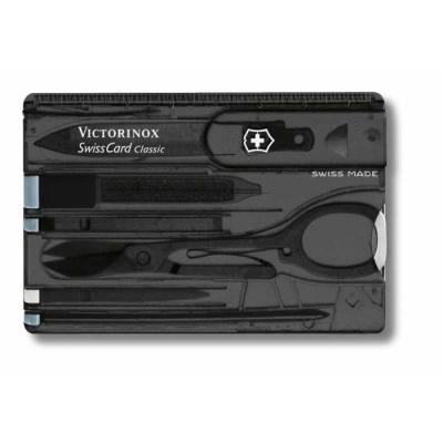 Victorinox 0.7100.T SwissCard Classic Taschenmesser Schwarz