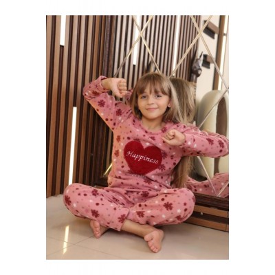 Hebblife Kinder Fleece Winter Pyjama Set (Alter 5-10)