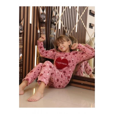 Hebblife Kinder Fleece Winter Pyjama Set (Alter 5-10)