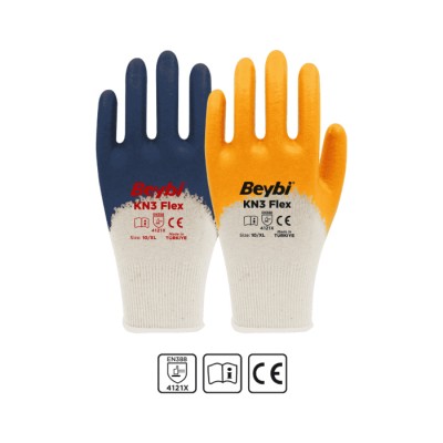 KN3 Flex Nitrile Coated Cotton Glove