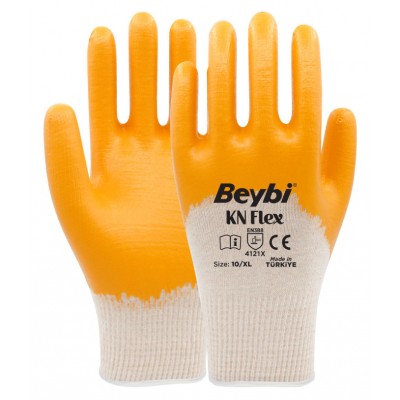 KN Flex Baumwoll-Nitril-Handschuhe