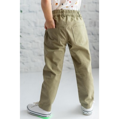 Jungen Gabardine Gerade Hose