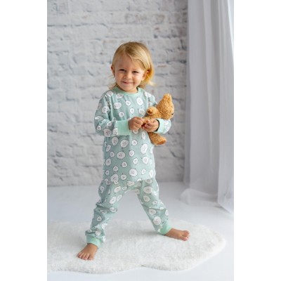 Unisex-Kinder-Pyjama-Set mit Muster