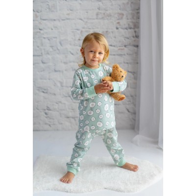 Unisex-Kinder-Pyjama-Set mit Muster